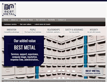 Tablet Screenshot of bestmetal-lb.com